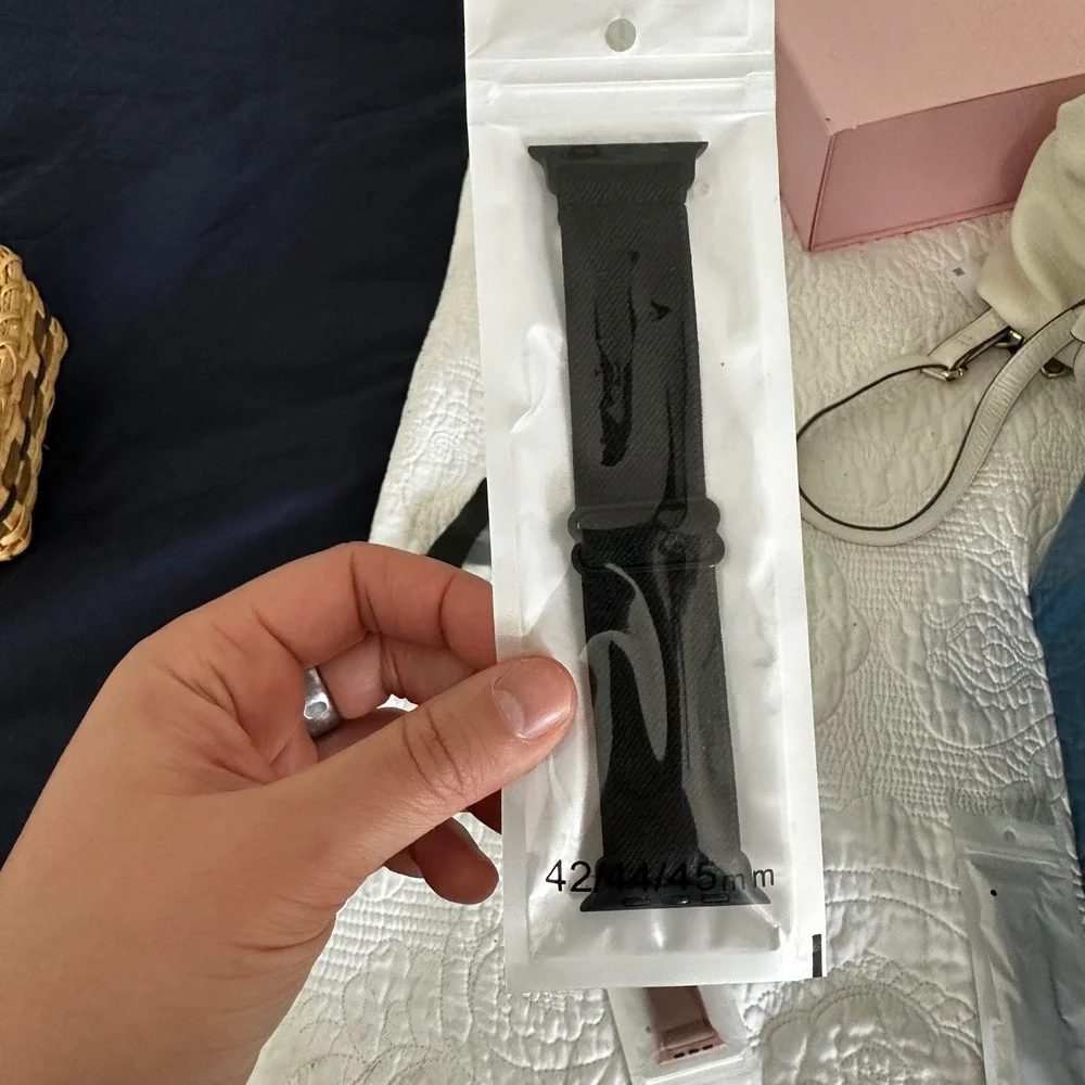 Apple Watch Bands‎ Scrunchie Fabric Compatible 38 40 42 44mm Large New Marble